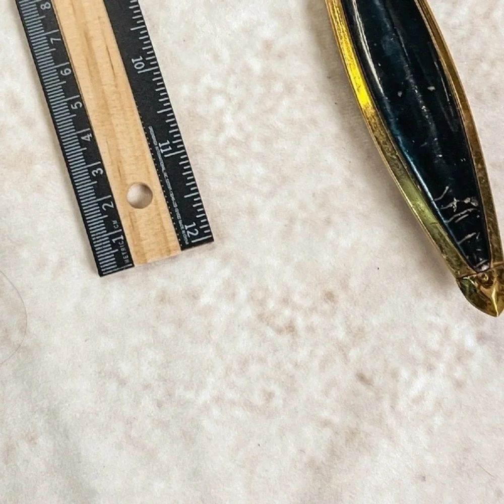 Black‎ and Gold Hand Mirror